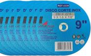 Disco De Corte Inox 9 Polegadas Lotus Plus 10 Peças