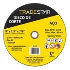 Disco De Corte Metal 9 230X3,0 Mm Furo 22/23 Mm - Tradestar