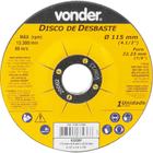 Disco de Desbaste 115 mm x 6,4 mm x 22,23 mm Vonder