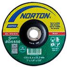 Disco de Desbaste para Ferro Fundido 4.1/2" Norton 114,3x6,4x22,22mm - BDA650