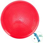 Disco de Equilíbrio Para Exercícios Inflável 33 cm Vermelho + Chaveiro CBRN16044