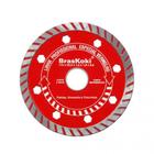 Disco Diamantado 110 mm Bricolagem Turbo Vermelho - Braskoki 22.0930202