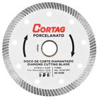Disco Diamantado Cortag Turbo Porcelanato 4.3/8 Pol 110x20mm