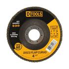 Disco Flap Curvo 4,5" Grão 60 - Dtools