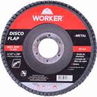 Disco Flap Curvo G80 115MM x 22,23MM Metal Worker