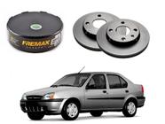 Disco freio dianteiro fremax original ford fiesta street 1.6 2001 a 2004