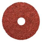 Disco lixa fibra vulcanizada alo disflex grão 80 115mm 4.1/2 kit 10 pç lixadeira esmerilhadeira aço ferro metal madeira