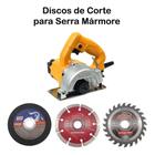 Disco p/ Serra Mármore Combo com 3 - Para Ferro, Madeira, Alvenaria