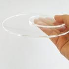 Disco redondo de acrílico ACFENG Laser 20PCS com 3 mm de espessura (transparente, 12 cm)