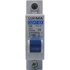 Disjuntor din unipolar 6amp lukma 34001