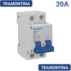 Disjuntor tr3ka 2p 20a curva c tramontina