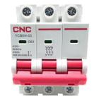 Disjuntor Tripolar YCB6H-63 Curva C 63A - Proteção 220V ou 380V - Cnc