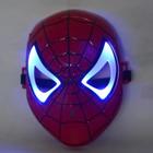 Disney Anime Led Máscara De Luz Homem-aranha Homem De Ferro Capitão América Traje Festa Prop