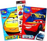 Disney Cars Coloring Book Set (2 livros com Lightning McQueen - 96 páginas, Int. Ed.)