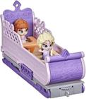 Disney Frozen 2 Twirlabouts Picnic Playset Sled-to-Castle com Elsa e Anna Bonecas e Acessórios, Brinquedos para Crianças 3 anos ou mais
