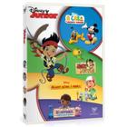 Disney Junior 4 DVDs Jake - Mickey - Doutora Brinquedos