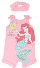 Disney Little Mermaid Princess Ariel Toddler Girls Romper Headband Set Pink 4T