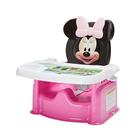 Disney Minnie Mouse Mealtime Baby Toddler Booster Seat com bandeja ajustável Assento booster portátil para mesa de jantar Itens essenciais de viagem para o bebê