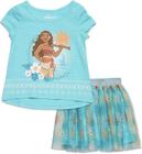 Disney Moana Girls T-Shirt and Skirt Set