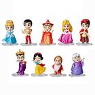 Disney Princess Comics Adventure Discoveries Collection, Conjunto de Bonecas com 9 Figuras, Bases, Castelo de Exibição e Case, Brinquedo para Meninas 3 e Up (Exclusivo da Amazon)