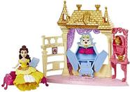 Disney Princess Royal Chambers Playset e Belle Doll, Royal Clips Fashion, One-Clip Skirt