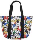 Disney Tote Travel Bag Mickey, Minnie, Donald, Pateta, Plutão Print (Multicolorido)