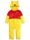 Disney Winnie The Pooh Toddler Boys Coverall Woobie com cabelo amarelo 3T