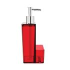 Dispenser 600ml Coza New Glass 20725/0111 Vermelho