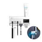 Dispenser Aplicador Creme Dental Suporte 4 Escovas Banheiro