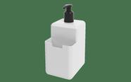 Dispenser Coza Single 8 x 10,5 x 18,2 cm 500 ml Branco