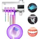 Dispenser de Escovas de Dentes com LED UV Ideal para Uso Diário