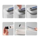 Dispenser de Papel Filme Plástico Pvc Manteiga Alumínio Cortador Toalha Manual Com Ventosa Alimentos Embalagem Magnético