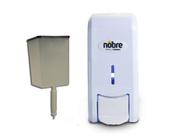 Dispenser de Parede para Álcool em Gel e Sabonete Líquido com Reservatório 800ml - - Nobre