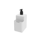 Dispenser Detergente Liquido C/ Porta Esponja Single Branco
