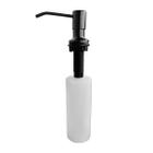 Dispenser Dosador de Detergente e Sabonete Líquido Embutido Preto Fosco 500ml Elegante e Sofisticado WESTING by BSMIX