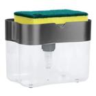 Dispenser Dosador Detergente Sabão 2X1 Esponja