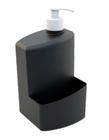 Dispenser Full Porta Detergente e Bucha Preto - KOPECK