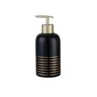 Dispenser Linee Preto e Dourado 7 x 17cm - D1087 - DOLCE HOME