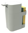 Dispenser Liquido De Pia Porta Detergente e Esponja Multiuso 600ml Verde