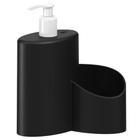 Dispenser p/pia Basic s/rodo 600ml preto- Coza