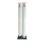 Dispenser para Descarte de Copo Misto 02 Tubos Branco JSN