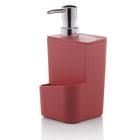 Dispenser Para Detergente 650Ml Vermelho Cozinha Plástico