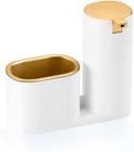 Dispenser Para Detergente Bucha Luxo Conceito Dourado Arthi