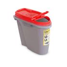 Dispenser Porta Ração Home 3,5 Litros Plast Pet - Vermelho