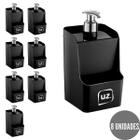 Dispenser Quadrado Slin Gourmet Porta Esponja Preto - 8un