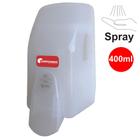 Dispenser (Saboneteira) para Sabonete Spray 400ml cor Cristal. Compacto, Discreto, Moderno e Super Econômico.