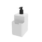 Dispenser Single Coza 500ml Detergente Esponja Suporte Cores