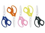 Display 20 pçs tesoura escolar 5 destro monstercort sortidos laminas aco inox e cabos pp tramontina