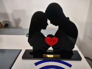 Display de Mesa Silhueta Namorados - Presente Dia dos Namorados