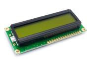 Display LCD 16x01 Verde com Luz de Fundo (Back Light) WH-1601A-YYH-JTK - Winstar